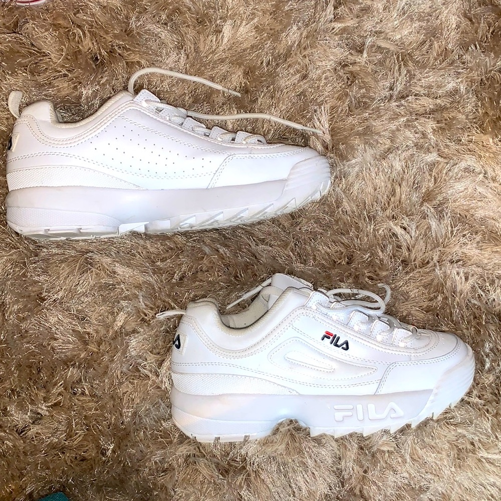 White Fila Sneakers